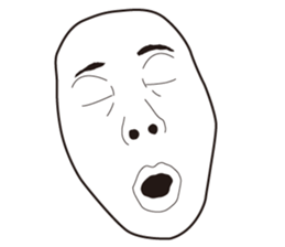 The Real Face Sticker 6 sticker #8258355