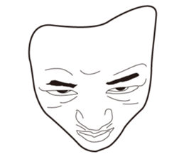 The Real Face Sticker 6 sticker #8258357