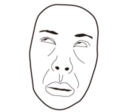 The Real Face Sticker 6 sticker #8258362