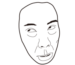 The Real Face Sticker 6 sticker #8258363