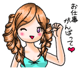 Japanese Sweet Girl Stickers 1 sticker #8258726