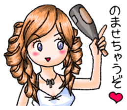 Japanese Sweet Girl Stickers 1 sticker #8258729