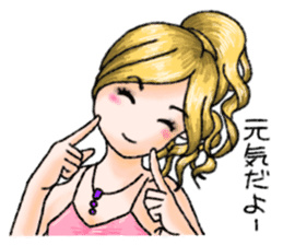 Japanese Sweet Girl Stickers 1 sticker #8258730
