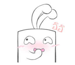 White rabbit [Thai ver.] sticker #8259290