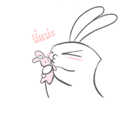White rabbit [Thai ver.] sticker #8259298
