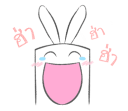 White rabbit [Thai ver.] sticker #8259301