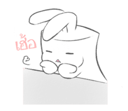 White rabbit [Thai ver.] sticker #8259308