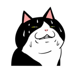 A little fat cat 3 sticker #8260182