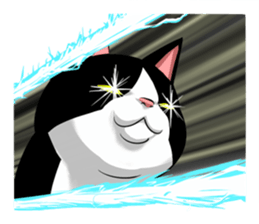 A little fat cat 3 sticker #8260230