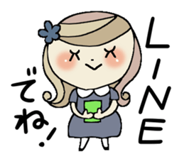 I am a girl ! 2 sticker #8260340