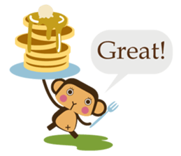 Words of encouragement with SaruSaru sticker #8260725