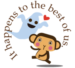 Words of encouragement with SaruSaru sticker #8260730