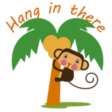 Words of encouragement with SaruSaru sticker #8260740