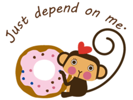 Words of encouragement with SaruSaru sticker #8260753