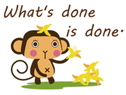 Words of encouragement with SaruSaru sticker #8260755