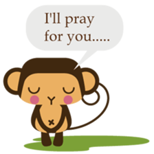 Words of encouragement with SaruSaru sticker #8260758