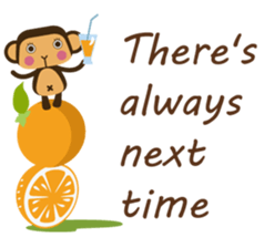 Words of encouragement with SaruSaru sticker #8260760