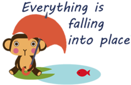 Words of encouragement with SaruSaru sticker #8260762