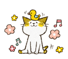 Cute cat 'Cyanpachi'. no.4 sticker #8260855