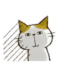 Cute cat 'Cyanpachi'. no.4 sticker #8260863
