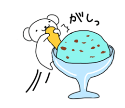 sweets holic bear sticker #8261501