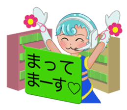 I live in smartphone sticker #8261666