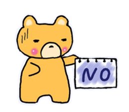 Kumachan of the bear sticker #8262088