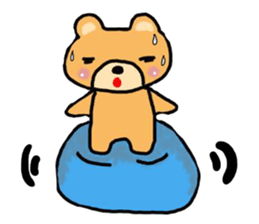 Kumachan of the bear sticker #8262106