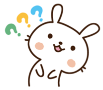 Cute selfish rabbit 3 sticker #8262341