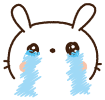 Cute selfish rabbit 3 sticker #8262349