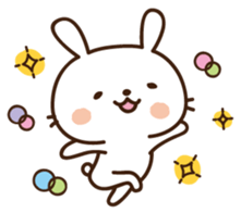 Cute selfish rabbit 3 sticker #8262359