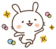 Cute selfish rabbit 3 sticker #8262359
