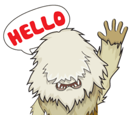 Yeti On The Way sticker #8262849