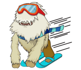Yeti On The Way sticker #8262856