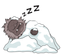 Yeti On The Way sticker #8262859