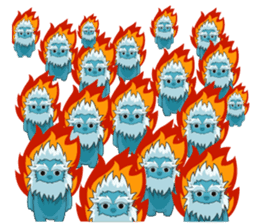 Yeti On The Way sticker #8262870