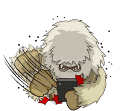 Yeti On The Way sticker #8262871