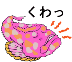 Tropical fish and creatures 2 sticker #8263496