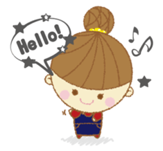 Cute stamp of ke-chan sticker #8263644