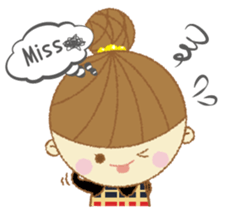 Cute stamp of ke-chan sticker #8263650