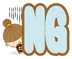 Cute stamp of ke-chan sticker #8263664