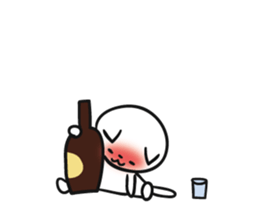 Lot sleep cat sticker #8264207