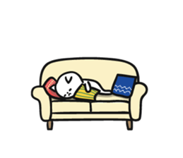 Lot sleep cat sticker #8264208