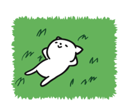 Lot sleep cat sticker #8264210