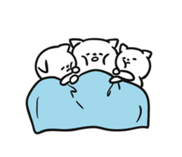Lot sleep cat sticker #8264215