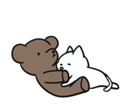 Lot sleep cat sticker #8264219