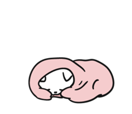 Lot sleep cat sticker #8264221