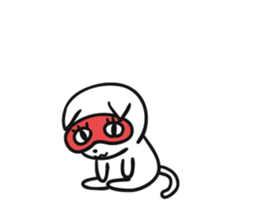 Lot sleep cat sticker #8264222