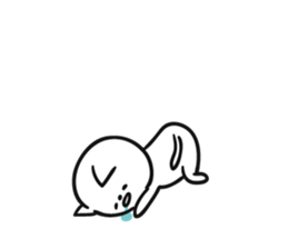 Lot sleep cat sticker #8264230