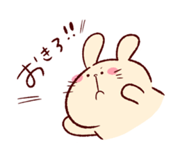 warm daily life of rabbits sticker #8264365